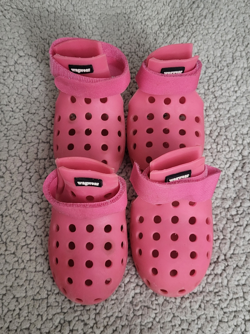 Wagwear Mojave WagWellie Dog Shoes Size L Pink